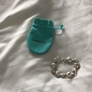 Tiffany and co silver heart bracelet
